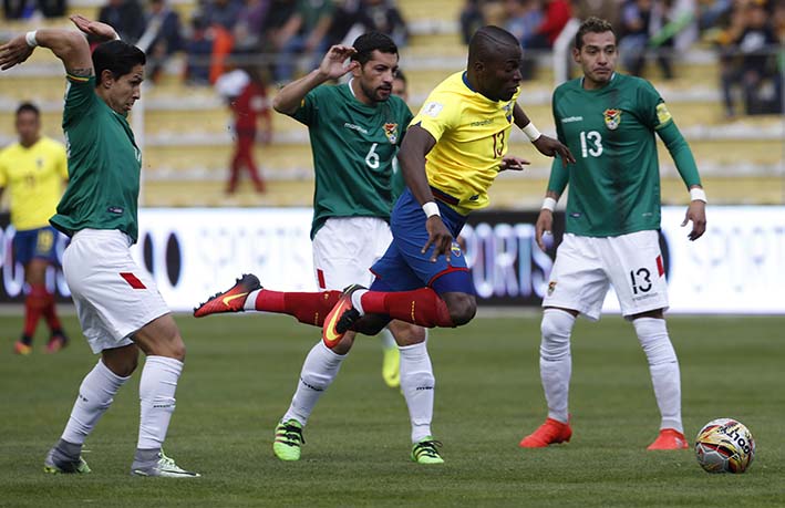 Ecuador y un agónico empate en La Paz: 2-2, sobre la hora, con Bolivia.