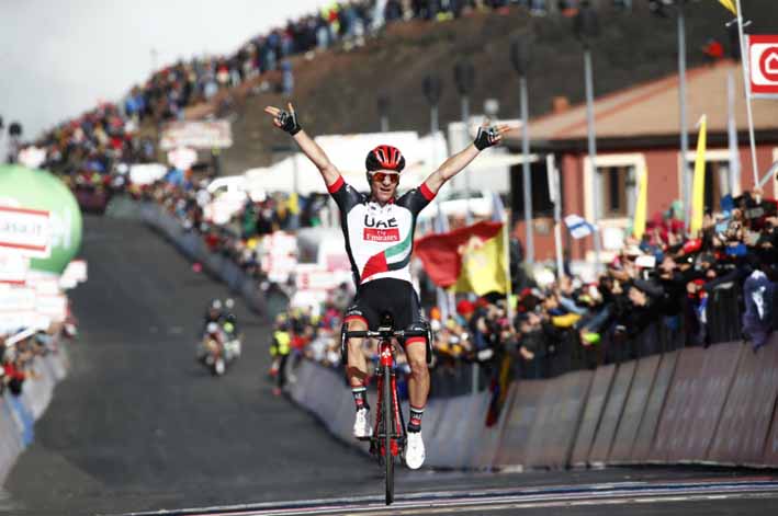 Jan Polanc se impuso en la cuarta etapa del Giro de Italia.