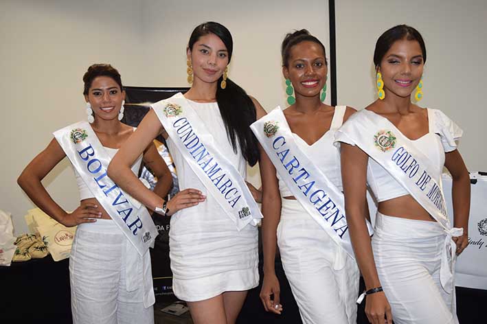 Las capitanas de Bolívar, Danilsa Isabel De Oro Montes; Cundinamarca, Loren Dayana Londoño; Cartagena, Deylis Patricia Guerrero y Golfo de Morrosquillo, Kelly del Carmen Puerta Verbel.