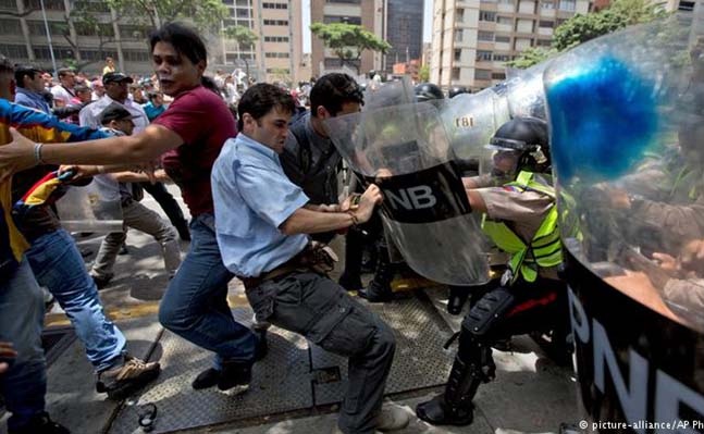 Los estados más violentos son, por su parte, Aragua y Miranda -dos entidades del centro-norte venezolano- con 168 y 124,4 homicidios respectivamente. Foto DW