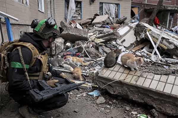 Fotografía facilitada por el servicio de prensa de la 24ava Brigada Mecanizada de las Fuerzas Armadas de Ucrania el 22 de diciembre de 2025. EFE/EPA/servicio de prensa de la 24ava Bridge Mecanizada.