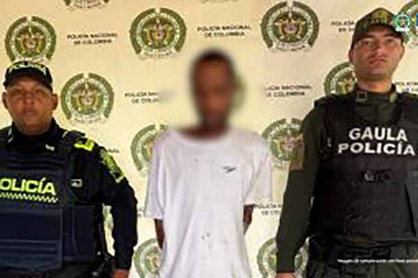 El implicado, de quien no fue suministrada su identidad, fue trasladado a un centro penitenciario de la región. Foto Fiscalía