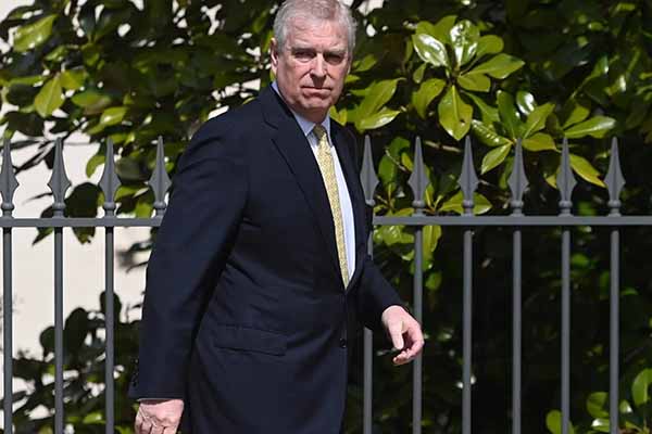 Exprincipe Andrés de Inglaterra. Foto EFE