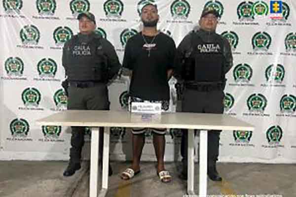 Jorman Rodríguez Huyke, fue trasladado hasta un centro de reclusión de la región. Foto Fiscalía General de la Nación