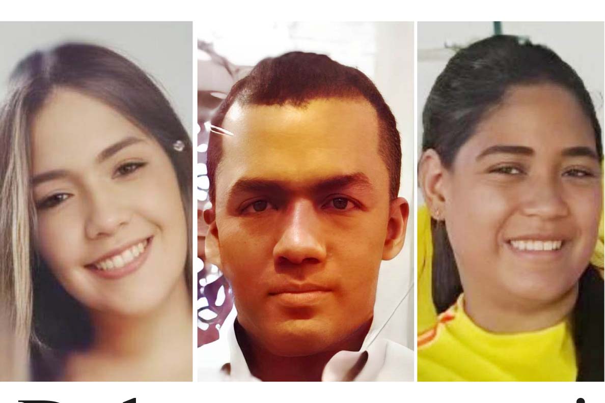 Dairo de Jesús Medina Brito, Anabel Olivares, y Yurlin Marín, resultaron heridos. Fotos La Guajira Hoy