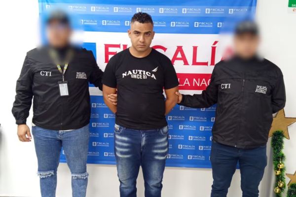 Gustavo Adolfo Pretel Morales, judicializado. Foto: Fiscalía General de la Nación