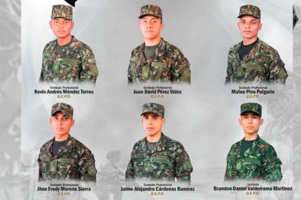 Soldados asesinados en Aguachica, Cesar Foto: Ejército