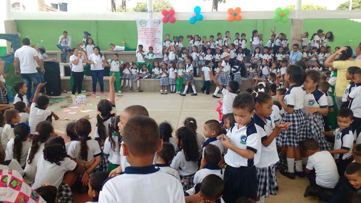 Las actividades en instituciones educativas de Maicao.