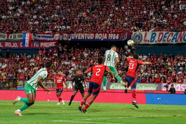 Nacional vs. Medellín en la fecha 2 del cuadrangular A de la Liga Colombiana 2025-II / Colprensa