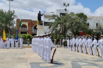 Esta imagen se volverá a repetir este martes, en el marco de la conmemoración del natalicio del almirante José Padilla López, oriundo de Camarones en el distrito de Riohacha.